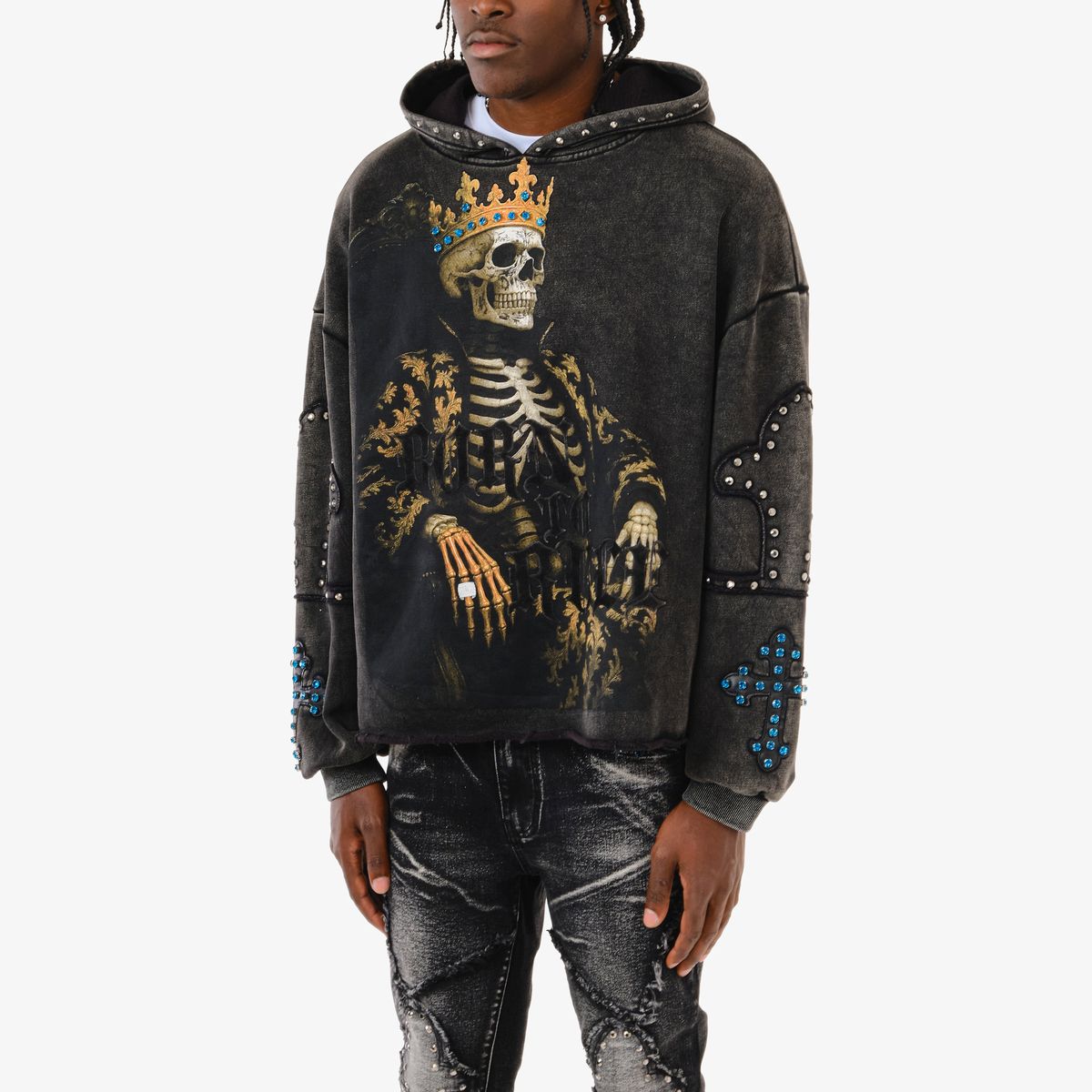 KINGS HOODIES - BLACK SHADOW