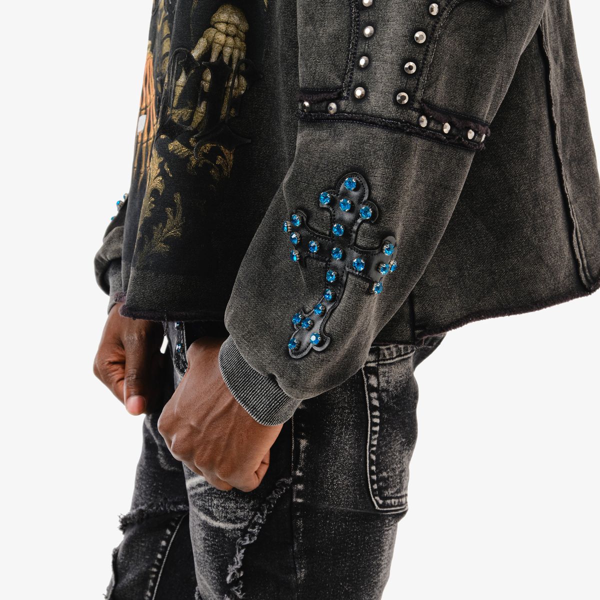 KINGS HOODIES - BLACK SHADOW