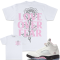 Love Over Fear - White T-Shirts