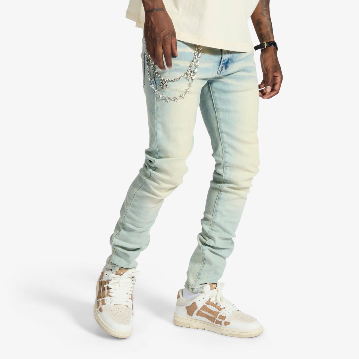"MILKY WAY" JEANS (CREAM CLOUD)