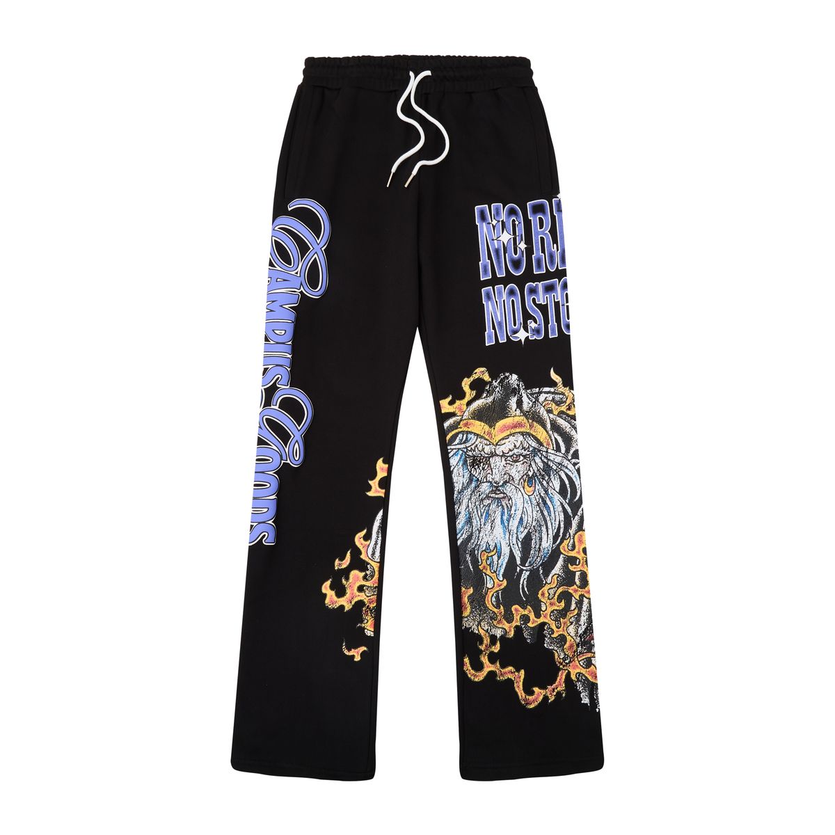 STARGAZER FLARES JOGGERS - BLACK