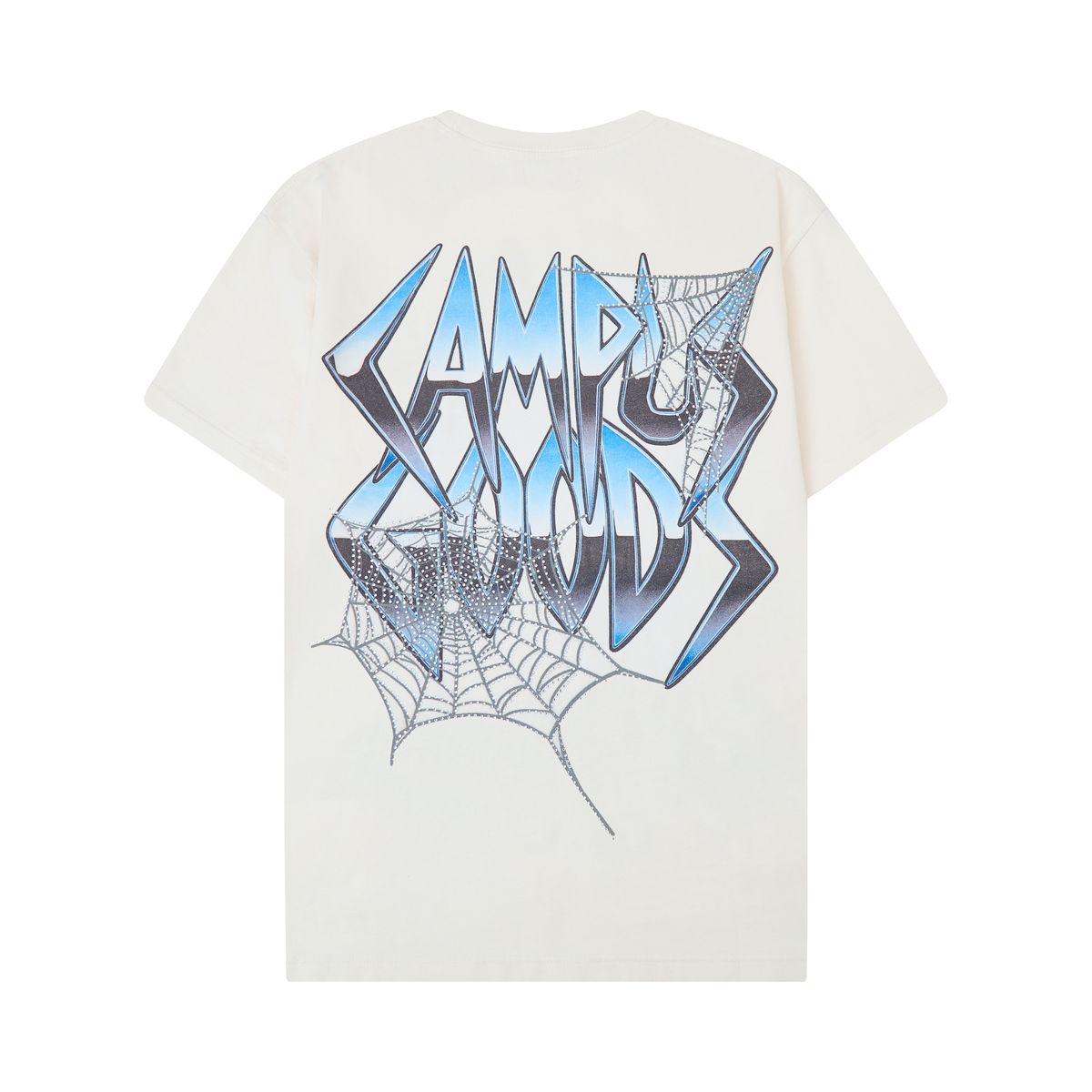 BROKEN WEB TEE - CREAM