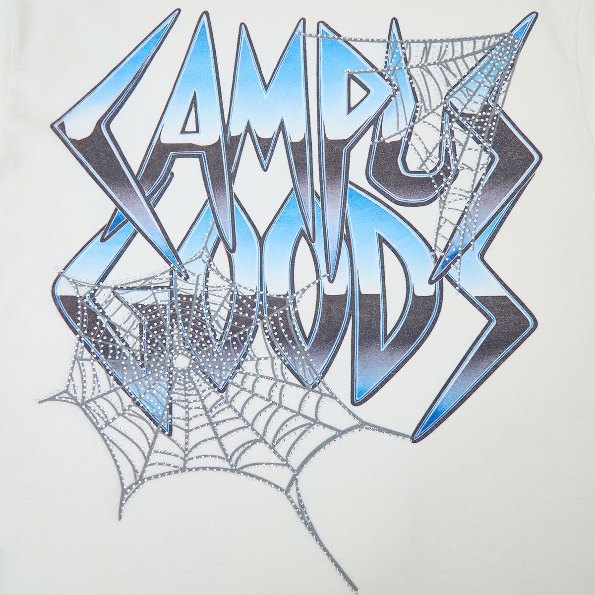 BROKEN WEB TEE - CREAM