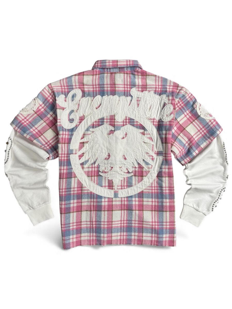 NME Shirt - Pink - Patches