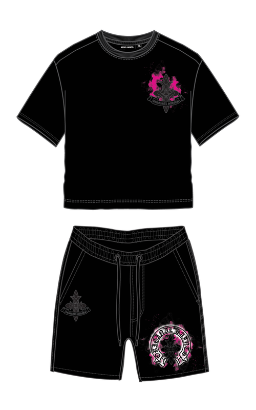 BOYS BLACK ORIGINAL SAINTS SET