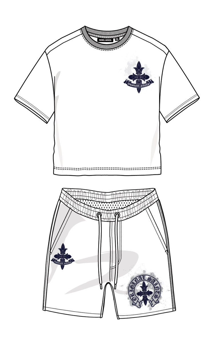 BOYS WHITE ORIGINAL SAINTS SET