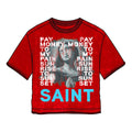 BOYS SAINT STAY REAL CROP TEE