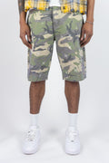 RAYS DENIM JORTS- CAMO