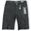 APEX DENIM SHORT - BLACK