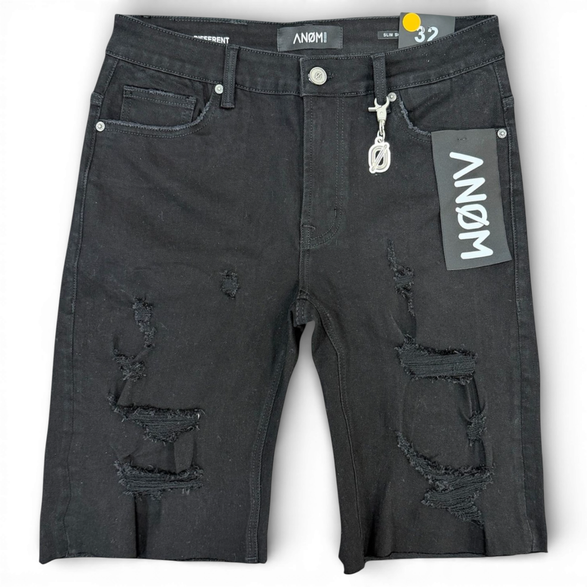 APEX DENIM SHORT - BLACK