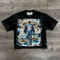 "FEAR NO MORE" DOUBLE SIDE CROPPED T-SHIRT