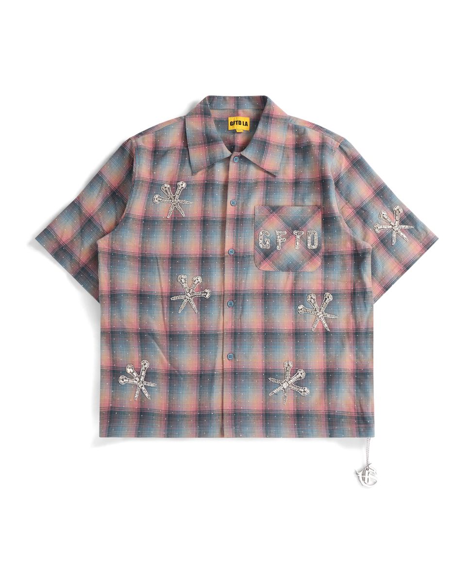 Dagger Patch Lt Blue Shirt