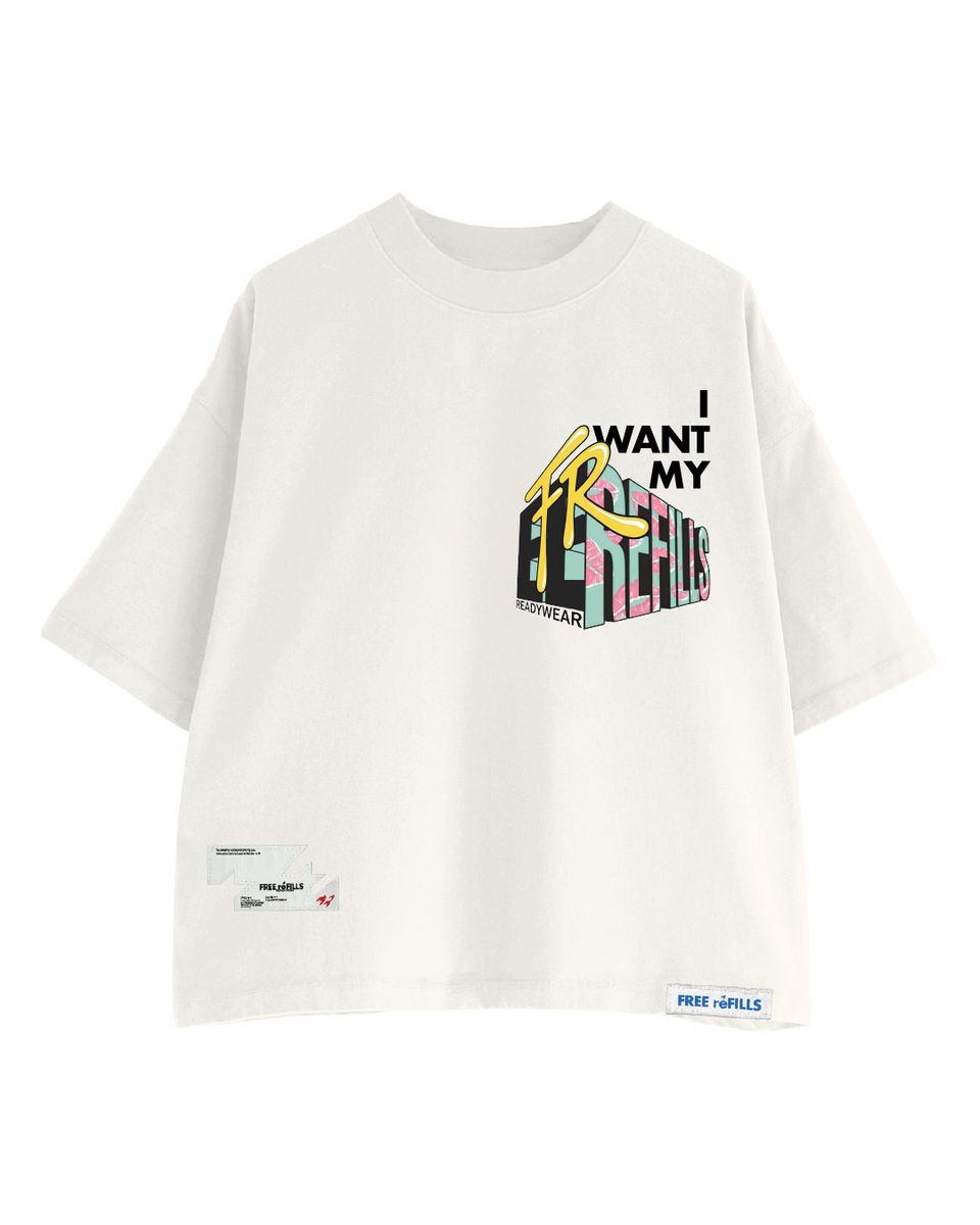 FR TV TEE - OFF WHITE