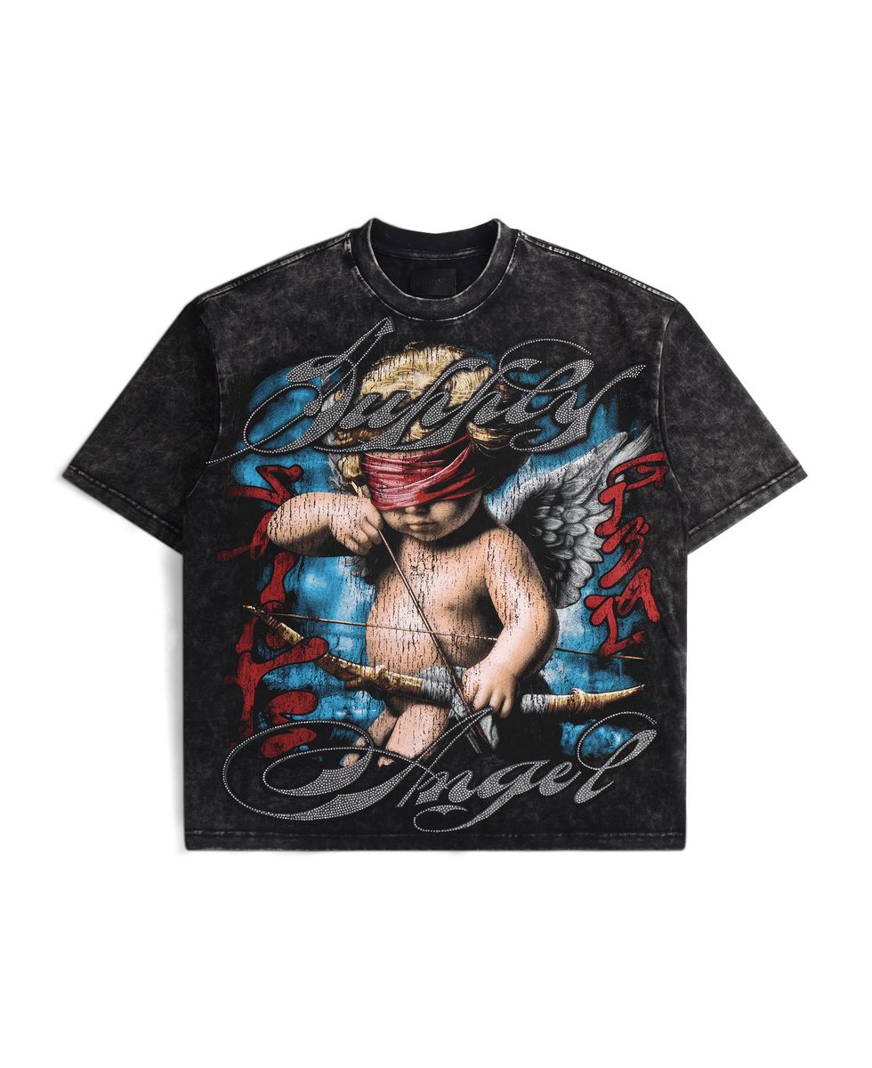 ANGEL WARRIOR TEE - BLACK