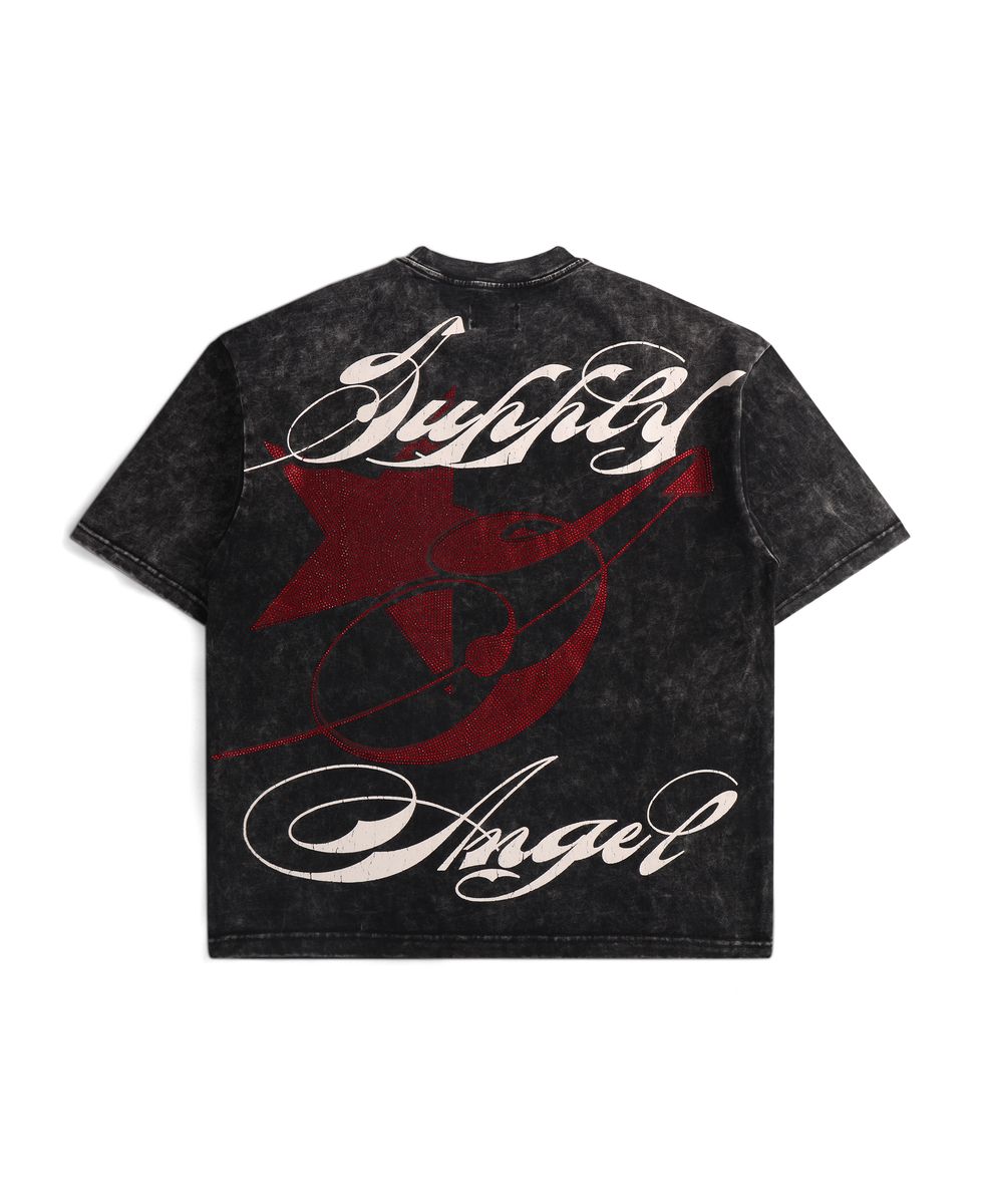 ANGEL WARRIOR TEE - BLACK