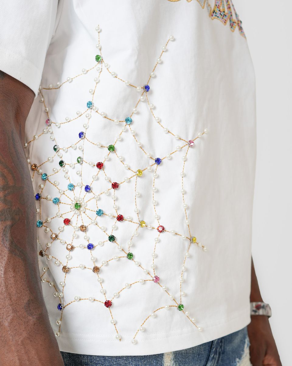 PREME TERROR BLACK TSHIRT-WHITE