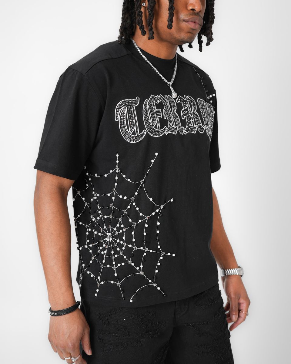 PREME TERROR BLACK TSHIRT-BLACK