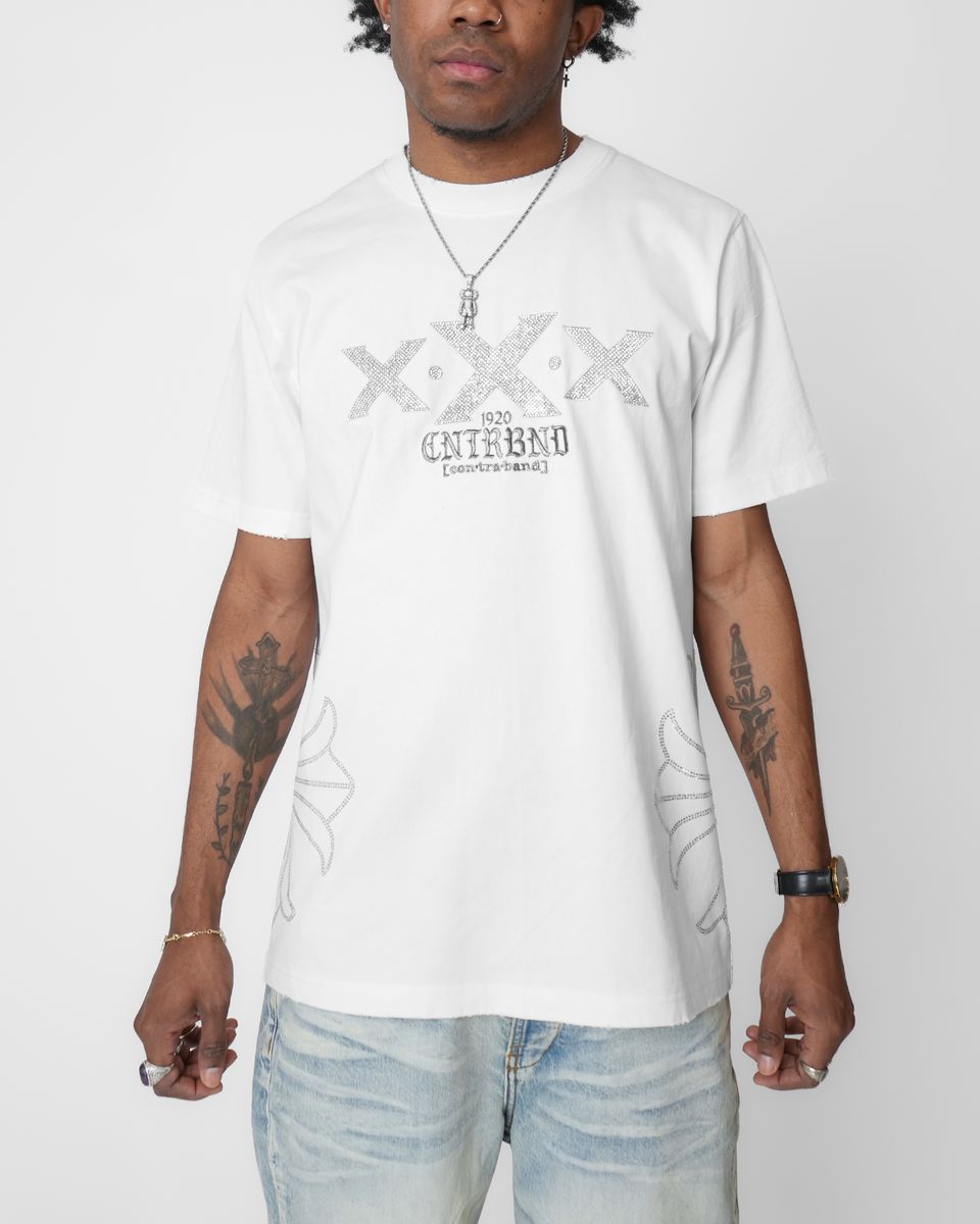 SMUGGLERS XXX TEE - WHITE