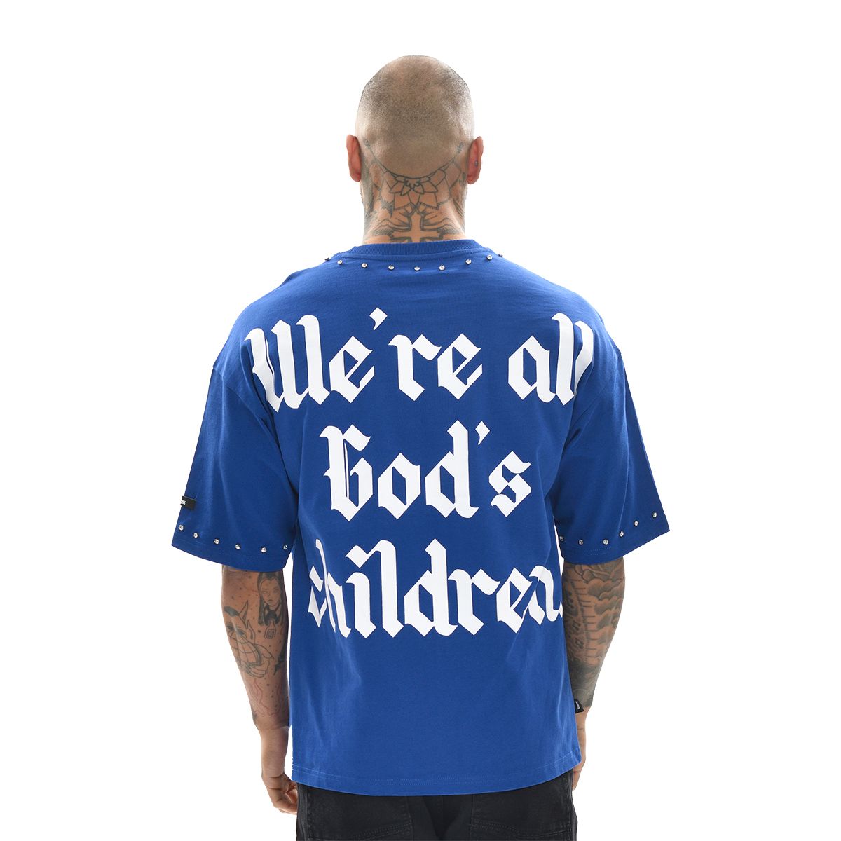 GOD'S CHILDREN DROP SHOULDER TOP - ROYAL BLUE