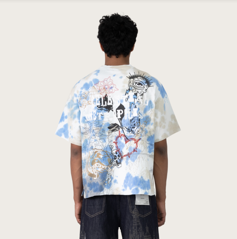 METROPOLIS WIDE CROP SS T-SHIRT