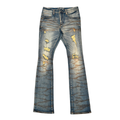 MUD-RIP & REPAIR PREMIUM WASH FLARE DENIM