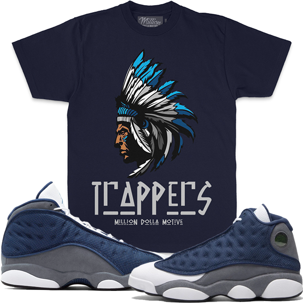 Trappers - Navy T-Shirts