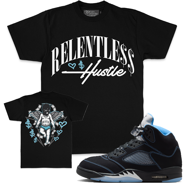 Relentless Hustle - Black T-Shirts