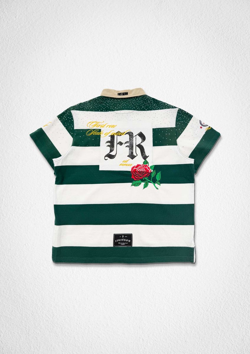FIRST ROW CLUB VARSITY POLO - GREEN