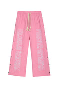 Nylon Track Pants Pink