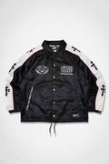 STATE OF MIND RACER COACH JACKET - BLACK