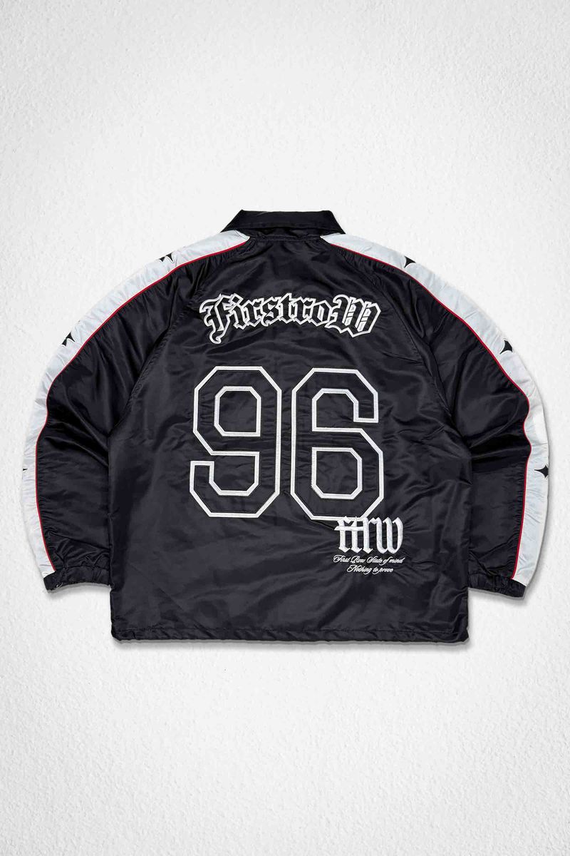 STATE OF MIND RACER COACH JACKET - BLACK