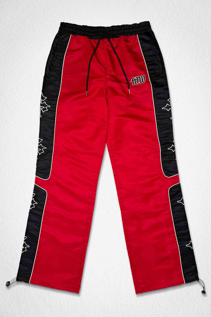 STATE OF MIND TRACK PANTS - RED