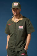 The Re-Up Mechanic Shirt - Olive