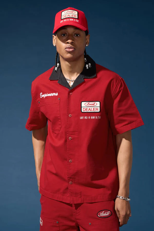 The Re-Up Mechanic Shirt - Red