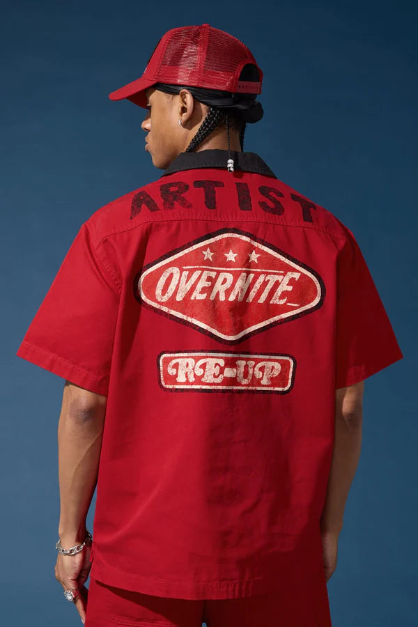 The Re-Up Mechanic Shirt - Red