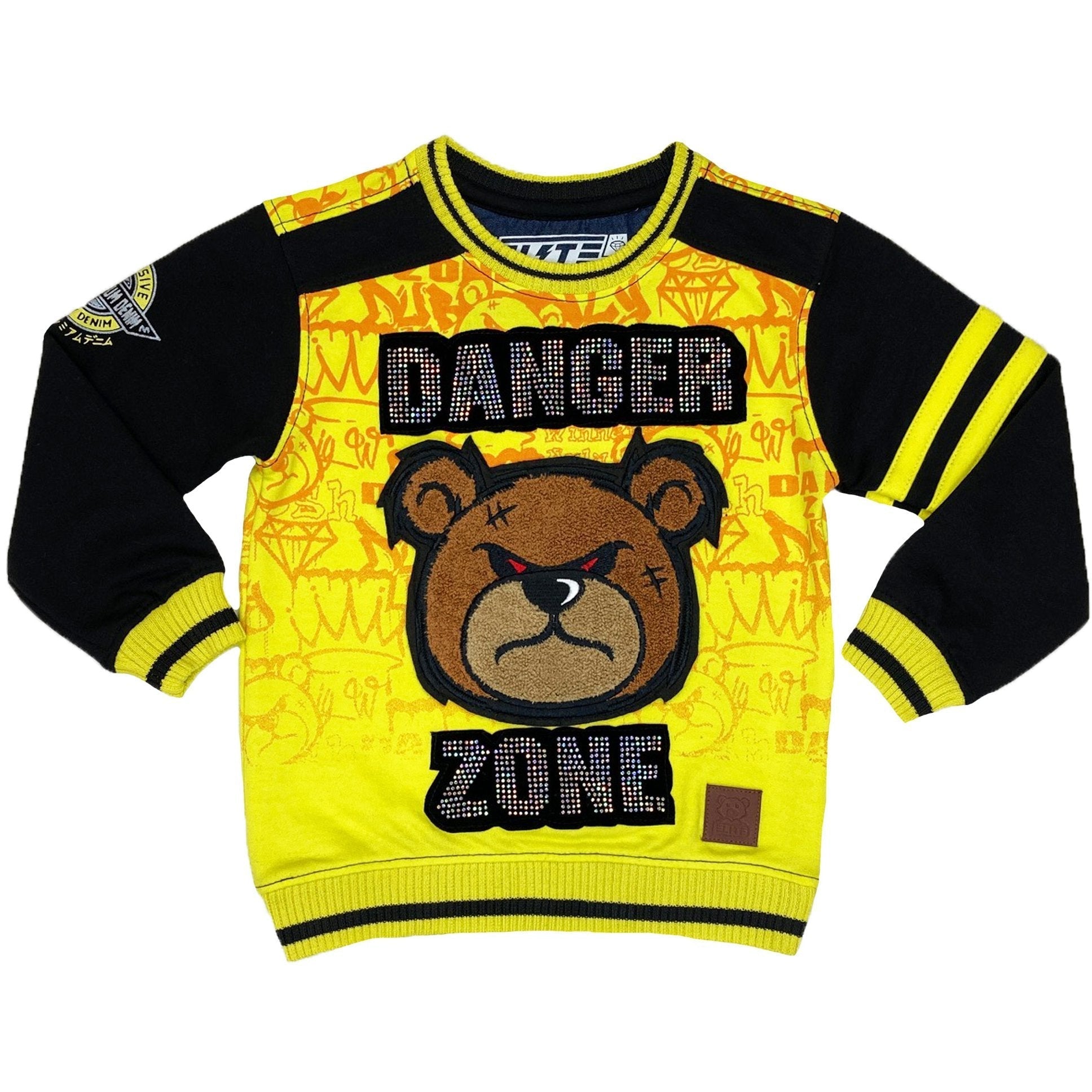 ELITE "Danger Zone" Kids Sweatshirt 2 (YELLOW)