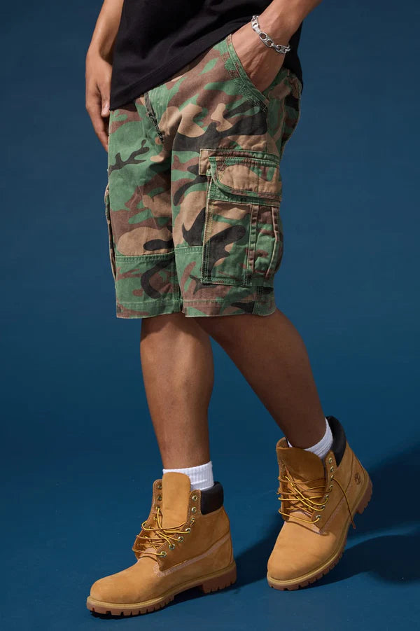 OG - Xavier Camo Cargo Shorts - Vintage Camo