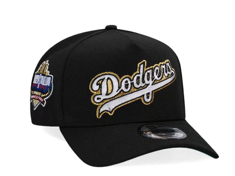 New Era Los Angeles Dodgers 40th Anniversary Chrome Two Tone Edition 9Forty A Frame Snapback Cap (Copy)