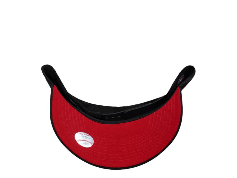 New Era Los Angeles Dodgers 40th Anniversary Black And Red 9Forty A Frame Snapback Hat