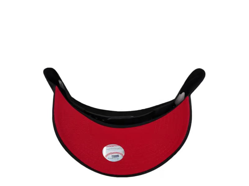 New Era New York Yankees Stadium Anniversary Fade Black Red Edition 9Forty A Frame Snapback Hat