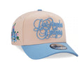 New Era Los Angeles Dodgers Script Mango Sky Edition 9Forty A Frame Snapback Cap