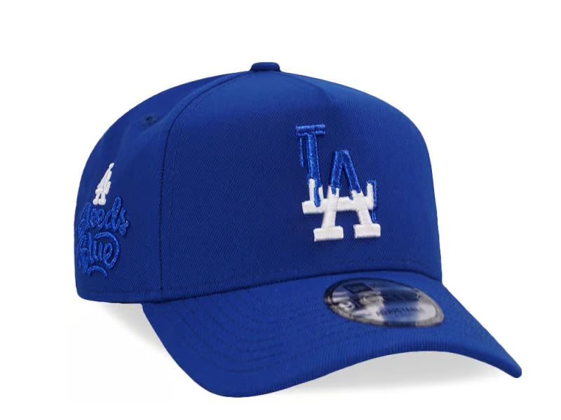 New Era Los Angeles Dodgers Blue Bleeds Blue Prime Edition 9Forty A Frame Snapback Hat