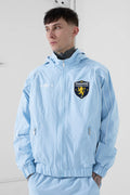 Hooligan Hooded Track Jacket (Sky Blue)
