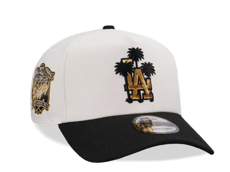 New Era Los Angeles Dodgers 40th Anniversary Chrome Two Tone Edition 9Forty A Frame Snapback Cap