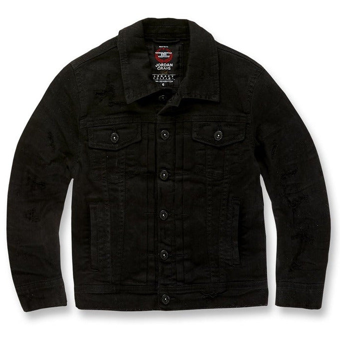JC KIDS TRIBECA TWILL TRUCKER JACKET (BLACK)