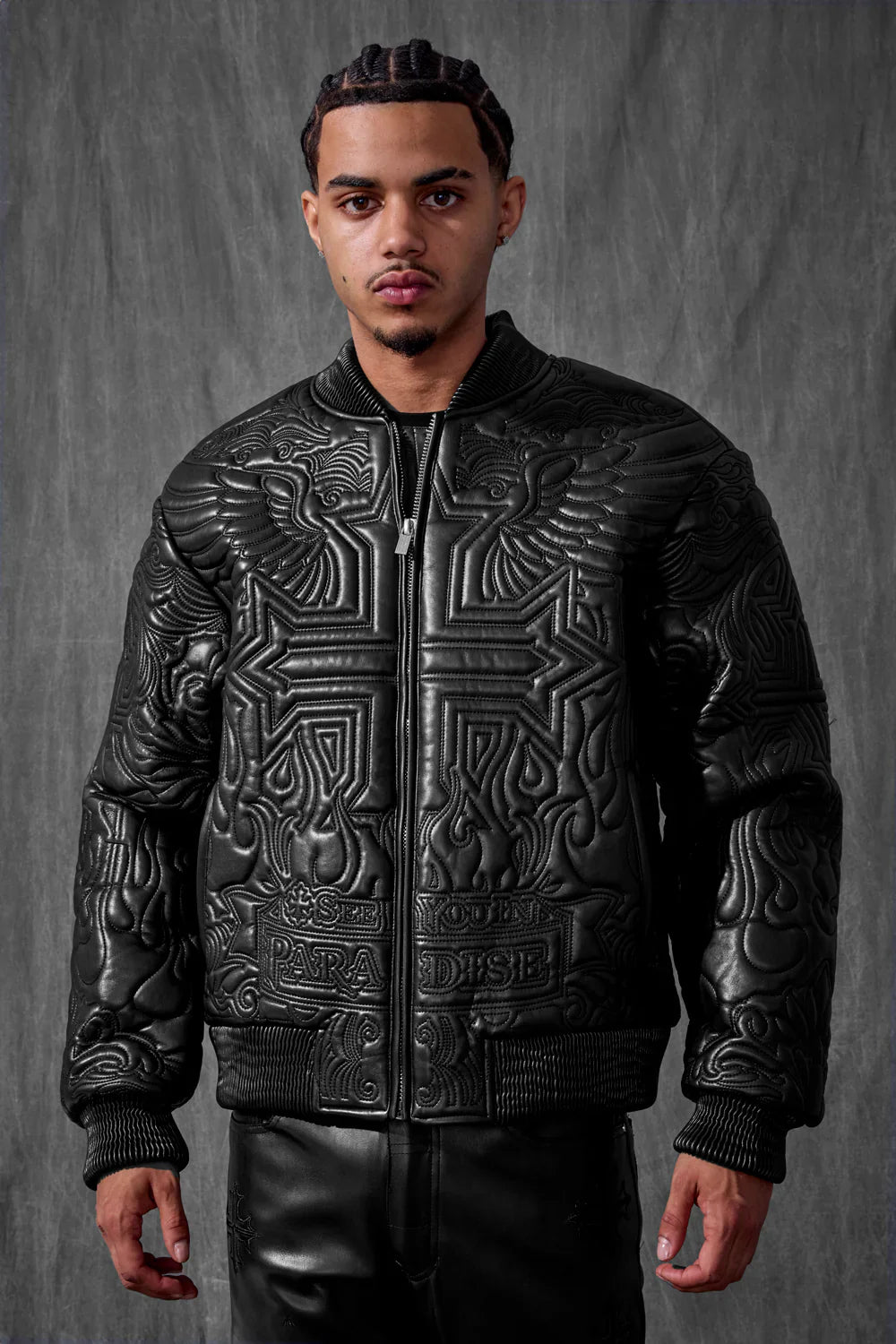 Sinister Bomber Jacket (Black)