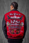 Smoke & Mirrors Varsity Jacket (Bred)