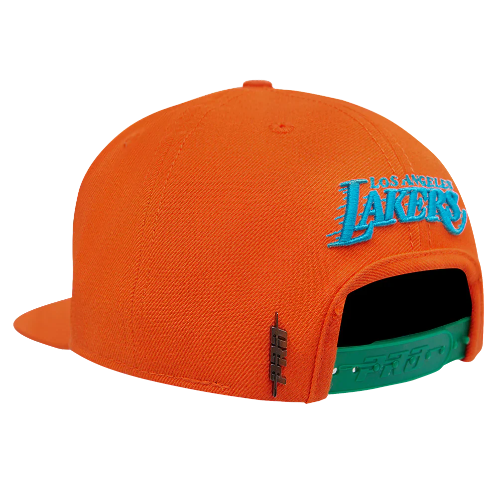LOS ANGELES LAKERS NEON WOOL SNAPBACK HAT