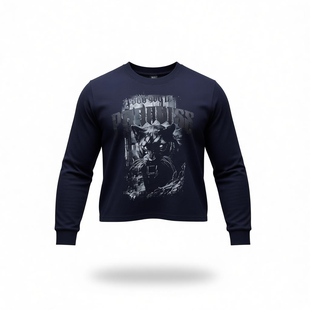 KIDS SEE YOU IN PARADISE LONG SLEEVE - BLACK