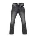 LIQUID CRYSTAL STACKED & CRYSTAL JEANS - SMOKED GREY